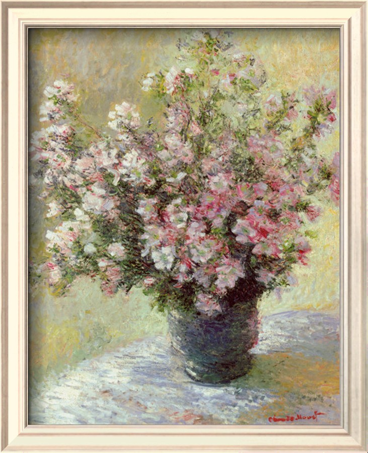 Vase Of Flowers-Claude Monet Painting